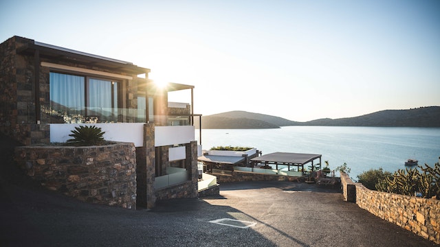 House on water